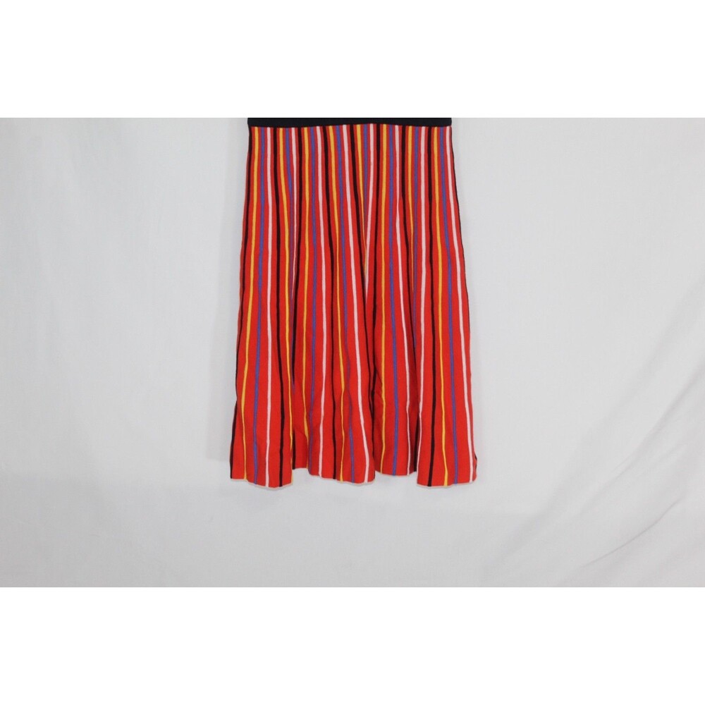 Banana Republic women's striped sleeveless a-line dress size XS colorful knit - Picture 6 of 12
